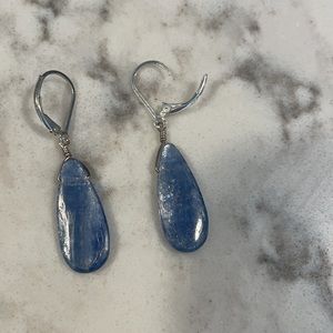 Beautiful Kyanite pierced earrings